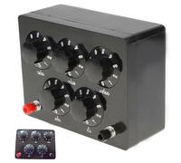 Serenophile Boîte de résistance variable de décennie 0-9999,9 Ohm, boîte de résistance ABS pour enseignement physique et expériences de laboratoire