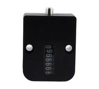 Serenophile Compteur mécanique à 7 chiffres pour machines de moulage par injection - Compteur de vélo industriel portable avec mémoire automatique, construction en plastique et métal