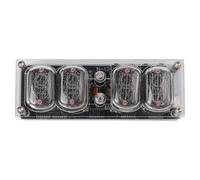 Serenophile IN12 Nixie Clock Glow Tube avec lumière de respiration RVB, fonction mémoire de haute précision, alimenté par USB, kit de bricolage rétro pour décoration de bureau