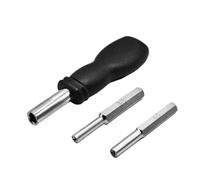 Serenophile Jeu de tournevis de sécurité pour NES N64 pour gamecube avec embouts de 3,8 mm et 4,5 mm, poignée en métal pour réparation et nettoyage de cartouches de jeux vidéo