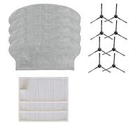 Serenophile Kit de pièces de rechange pour aspirateur robot eureka NER600, comprend 3 filtres, 4 serpillères et 8 brosses latérales, ensemble d'accessoires de nettoyage haute efficacité