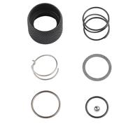 Serenophile Kit de réparation de mandrin de porte-embout de tournevis à percussion 7 pièces compatible avec Dewalt DCF886 DCF885 Ensemble de manchons de rondelle à ressort en métal