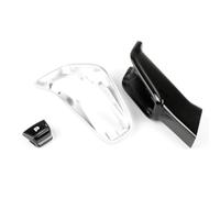 Serenophile Kit de réparation de pommeau de levier de vitesse en P compatible avec Porsche pour Cayenne 2018-2023, pièce de rechange en plastique ABS pour panneau de console Fix noir