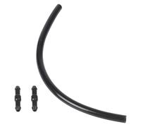 Serenophile Kit de réparation de tuyau de lave-glace, tuyau de pare-brise, jeu de raccords pour VW T5 Transporter, Skoda, installation facile, stable, noir, 20 cm, 3 pièces
