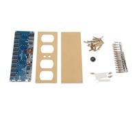 Serenophile Kit PCBA d'horloge à tube Nixie DIY IN-12, boîtier en métal avec écran RVB 7 couleurs, format 12/24h, mode veille automatique, ensemble d'assemblage de carte numérique, sans tubes inclus