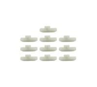 Serenophile Lot de 10 bandes de guidage de chaîne compatibles avec tronçonneuse 019T 020T 021 023 025 MS200T MS210 MS230 MS250 Pièce de rechange 11236486600 en plastique blanc