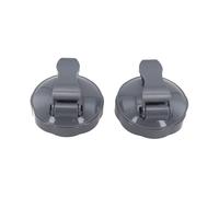 Serenophile Lot de 2 couvercles de tasse de rechange pour NutriBullet, couvercles d'étanchéité pour tasses de 530,3/710,4/946,2 ml, joints étanches inclus, noir