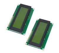 Serenophile Lot de 2 écrans LCD, module LCD 20 x 4, interface IIC, rétroéclairage vert, contraste réglable, faible puissance, pour Arduino, Raspberry Pi, électronique de bricolage