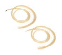 Serenophile Lot de 2 paquets d'archets de Mongolie pour violon, alto, violoncelle, crin de cheval - Blanc - 74 cm