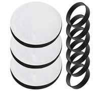 Serenophile Lot de 3 courroies d'aspirateur et filtres compatibles avec eureka PowerSpeed sans sac, pièces E0202 E0205 pour NEU182B NEU181 NEU182A NEU188A NEU192A NEU180