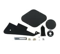 Serenophile LP Style Ensemble de support de pickguard pour guitare électrique avec couvercle de cavité d'interrupteur, barre de réglage et plaque de commande, film de protection en PVC anti-rayures