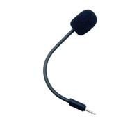 Serenophile Microphone de rechange de 2,5 mm pour casques de jeu filaires JBL Q100, micro omnidirectionnel avec tuyau flexible, tige en métal, noir