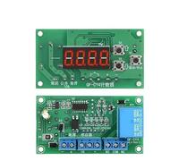 Serenophile Module de compteur à affichage LED à 4 chiffres avec sortie relais, DC 12 V/24 V haut débit jusqu'à 9999, fonction mémoire pour contrôle industriel