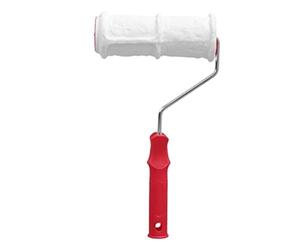 Serenophile Rouleau de gaufrage décoratif pour brique - 20,3 cm - Outil de peinture en caoutchouc pour mur de bricolage, sol et chemin de jardin - Blanc