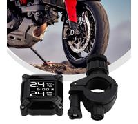 Serenophile Système TPMS sans fil pour moto avec 7 modes d'alarme, capteurs externes, système de surveillance de la pression des pneus pour vélo électrique, scooter, affichage en temps réel