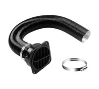 Serenophile Tuyau de conduit de chauffage diesel 60 mm x 1 m avec sortie d'aération, kit de tuyau en caoutchouc haute température pour eberspacher, webasto pour systèmes propex 2KW-6KW, noir