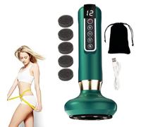Serenya Cellulite,Drainage Lymphatique,Masseur Anti Cellulite,Appareil Cellulite Efficace,Serenya Masseur Anti Cellulite Avis,Masseur De Graisse à 12 Niveaux,Pour L'Abdomen,Les Cuisses (Vert)