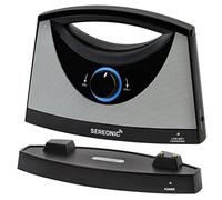SEREONIC Enceinte TV Portables Smart TV - Enceinte Télévision Regarder la Télé sans Volume Excessif - Enceinte sans Fil TV pour Télés pour Malentendants, Personnes Âgées et Seniors - Portée 30 m