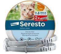 SERESTO Chat Collier Anti-Puces et Anti-Tiques 2 unités