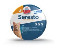 Seresto Collier pour chat - Protection anti-puces et anti-tiques continue 7 à 8 mois - Gris