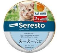 SERESTO Chat Collier Anti-Puces et Anti-Tiques 2 unités