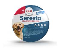 Seresto Collier anti-puces et anti-tiques Elanco Chien pour grands chiens 8 kg et plus