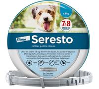 SERESTO Chien Collier Anti-Puces et Anti-Tiques -8kg 1 unité