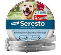 SERESTO Chien Collier Anti-Puces et Anti-Tiques +8kg 2 unités