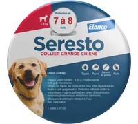 Seresto Collier anti-puces et anti-tiques Elanco Chien pour grands chiens 8 kg et plus