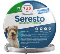 SERESTO Chien Collier Anti-Puces et Anti-Tiques -8kg 1 unité