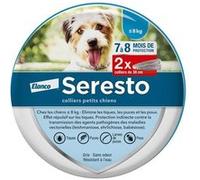 Seresto Chien - Collier Anti-Puces et Anti-Tiques pour Petits Chiens - Moins de 8KG - 2 Colliers G