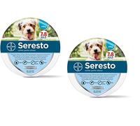 SERESTO Chien - Collier Anti-Puces et Anti-Tiques pour Petits Chiens - Moins de 8KG - 2 Pack