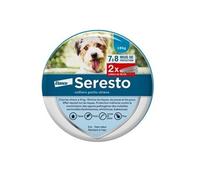 SERESTO Chien Collier AntiPuces et AntiTiques 8kg 2 unités
