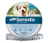 Seresto Collier Petits Chiens - Collier anti puces et anti tiques pour petits chiens de moins de 8 kg - Collier Seresto pour chien 7 à 8 mois de protection, réduit le risque de leishmaniose - Gris