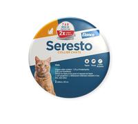 Seresto Collier pour chat - Protection anti-puces et anti-tiques continue 7 à 8 mois - Gris