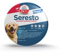 SERESTO Collier x2 pour grands Chiens de plus de 8 kg - 7 à 8 mois de protection