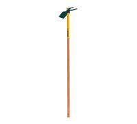 Leborgne Serfouette forgée Duopro douille ovale 40x27 panne et fourche manche bois 130 cm PEFC 100%