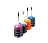 SErgcrFXb Kit de Recharge d'encre Universel pour imprimante à Jet d'encre 30ml, 4 Paquets compatibles avec Les Fournitures d'imprimante CF217A(4 Colour)