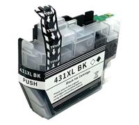 SErgcrFXb LC431XL LC431 CARTRIDE DE L'INK 421 Compatible avec Les Fournitures d'imprimante DCP-J1050DW MFC-J1010DW DCP-J1140DW pour Le numéro de pièce LC421XL(1PC Black LC431XL)