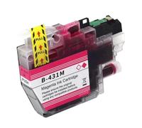 SErgcrFXb LC431XL LC431 CARTRIDE DE L'INK 421 Compatible avec Les Fournitures d'imprimante DCP-J1050DW MFC-J1010DW DCP-J1140DW pour Le numéro de pièce LC421XL(1PC Magenta LC431)