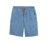 Serge Blanco Bermuda 550 en Coton Coupe Ample Bleu Denim - Mode Homme