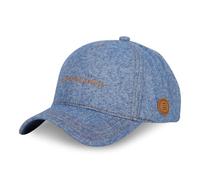 Serge Blanco Casquette Homme Coton, Casquette Baseball Denim, Original et Authentique, Taille TU - Bleu/Or
