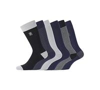 Serge Blanco Chaussettes Hautes Homme Coton, Socquettes Homme, Anti-Démangeaison, Durable (Lot de 6), Multicolore, 39/42