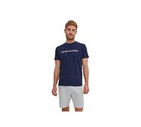 Serge Blanco Homme Pyjama Ser/1/Enc Set, Bleu, L EU