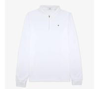 Serge Blanco Maillot de Rugby Manches Longues en Coton Blanc Luke - Mode Homme