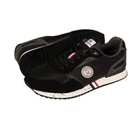 SERGE BLANCO PLAY - Sneakers en Cuir Nubuck Noir et matériaux recyclés avec Logo côté extérieur - Taille 40