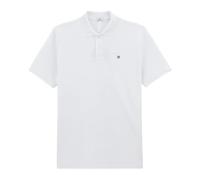 Serge Blanco Polo Manches Courtes en Coton Maille piquée Lucas Blanc - Mode Homme