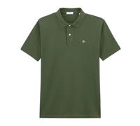Serge Blanco Polo Manches Courtes en Coton Maille piquée Lucas Vert Army - Mode Homme