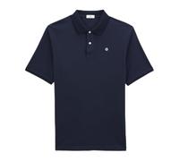 Serge Blanco Polo Manches Courtes en Maille de Coton piqué Lucas Bleu Navy - Mode Homme