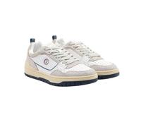 Serge Blanco Sneaker Vernaz leather crack denim - chaussure - basket homme